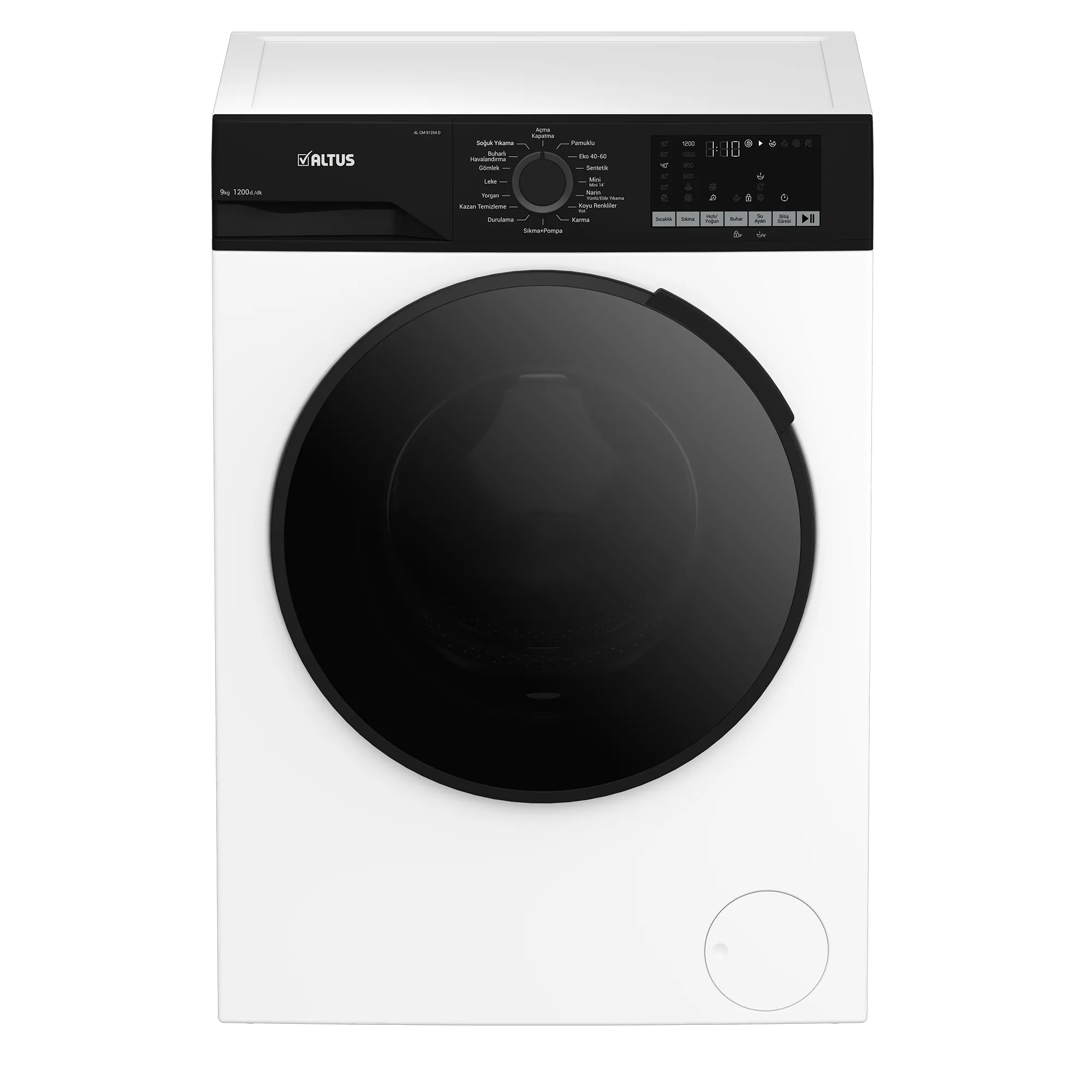 Altus AL CM 91254 D çamaşır makinesi 9 kg 1200 devir kapalı